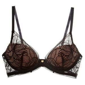 Natori Lotus Edge Plunge Front Underwire Bra